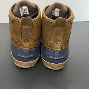 Sperry Men\'s Breakwater Brown and Dark Blue Leather Duck Boots Size 11.5 Amazon.com | Sperry Men main image 2